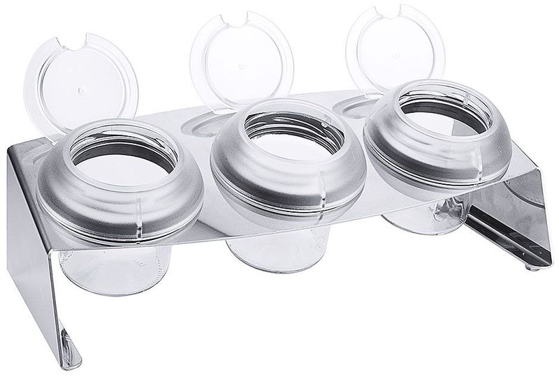 Stand per 3 confetture di marmellata 37 x 14 cm - Contacto