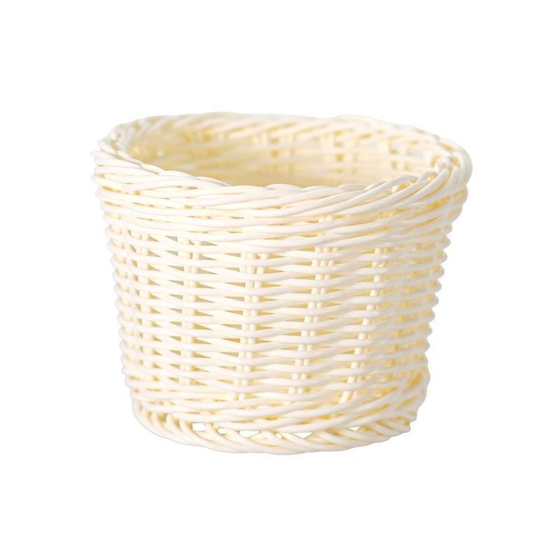 Tirolix - Cestino Tondo 14 cm Basky Avorio