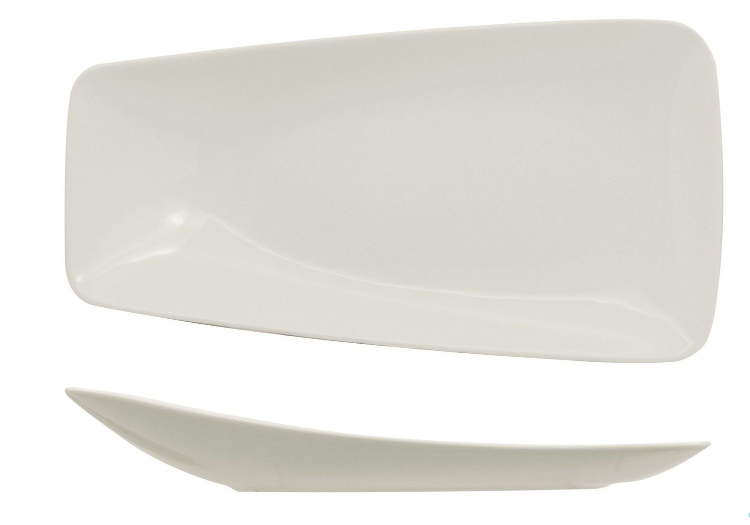 Ariane - Piatto piano asimmetrico 29 x 15,5 cm Vital Rectangle