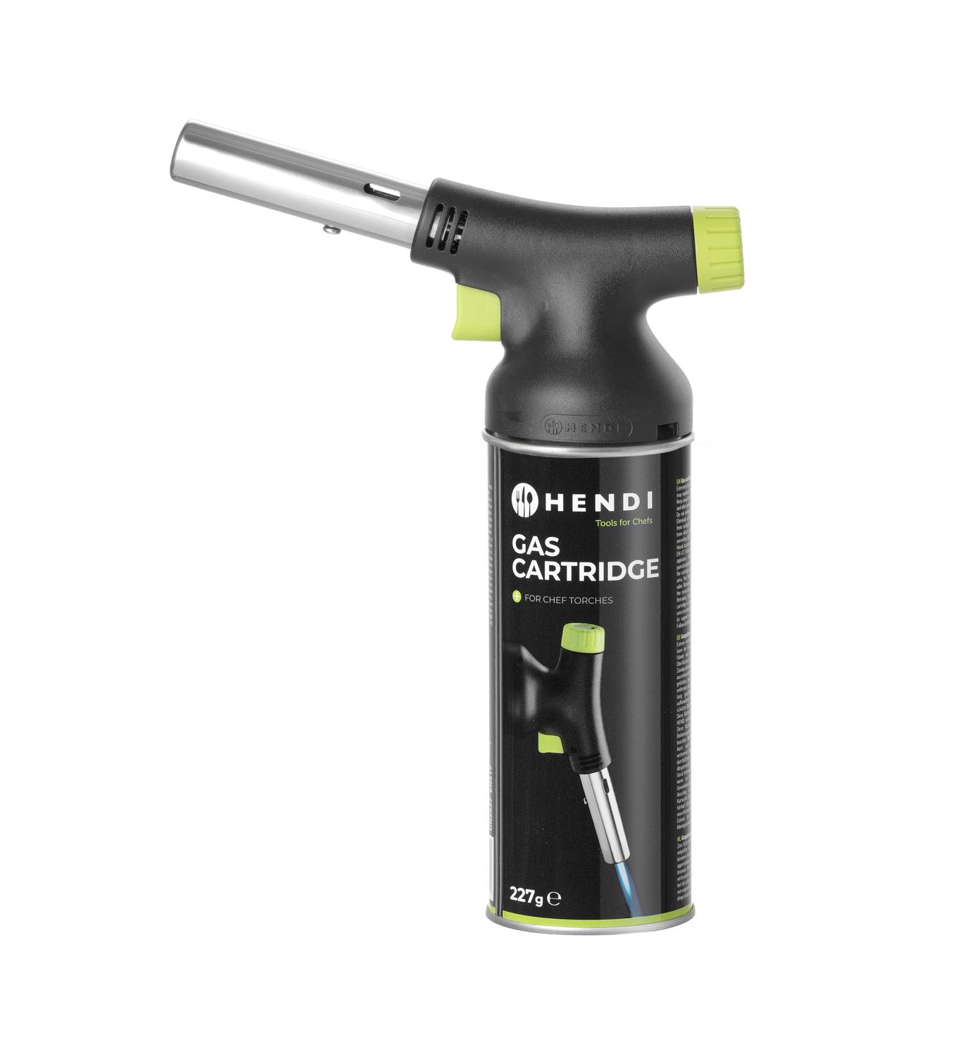 Hendi - Torcia da chef set con cartuccia 26 x 17,5 cm Jet