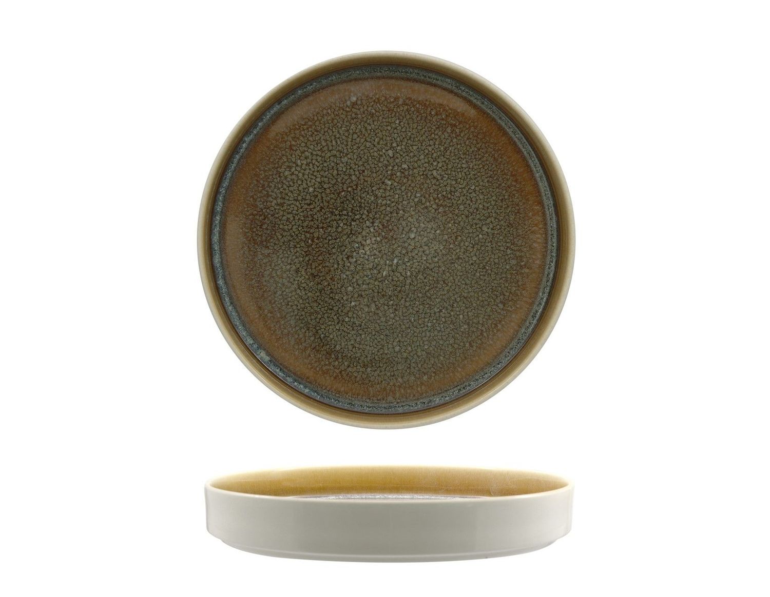 Sango Hospitality - Piatto piano impilabile 28 cm Caldera Yellow