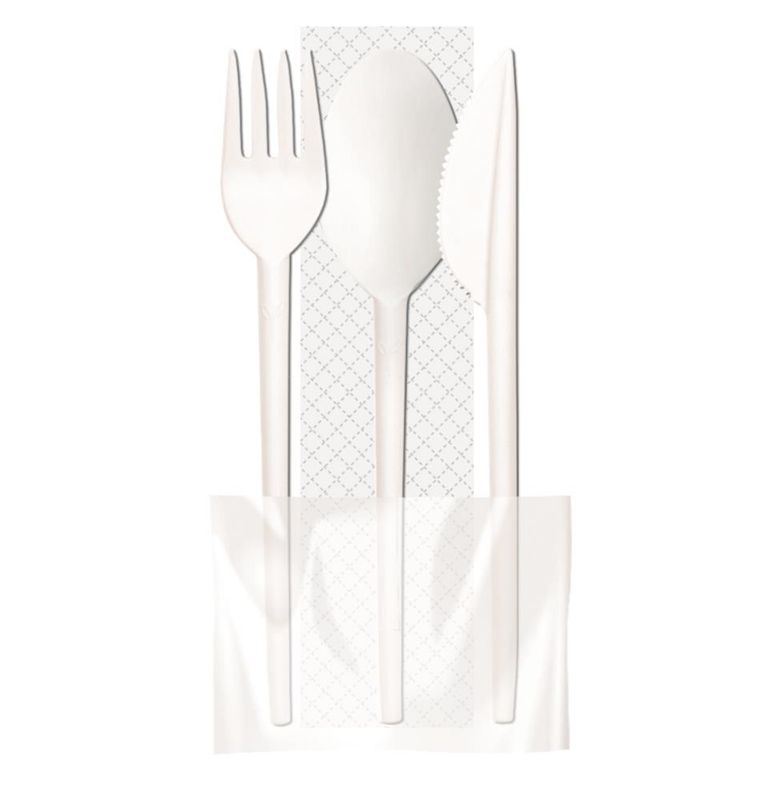 Byo - Posate in cpla con busta compostabile 16 cm Linè