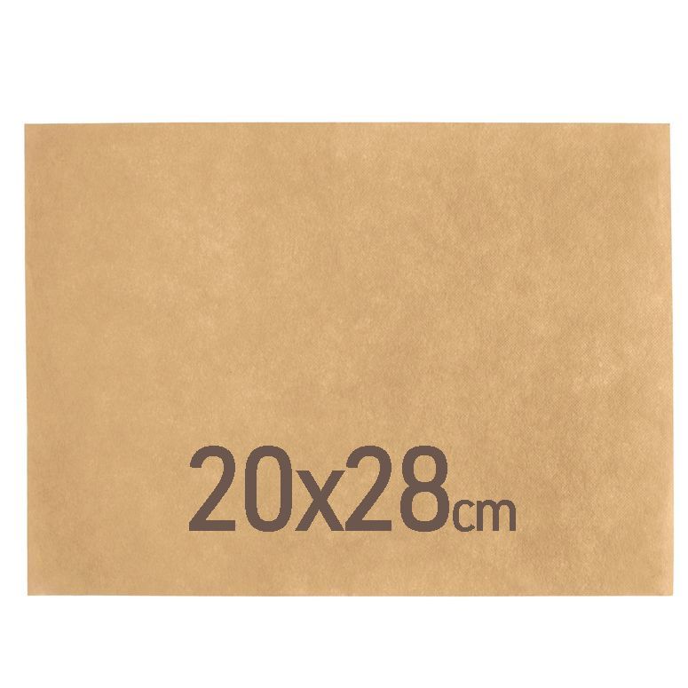 Byo - Carta fritto rettangolare in paglia 80 gms 20 x 28 cm