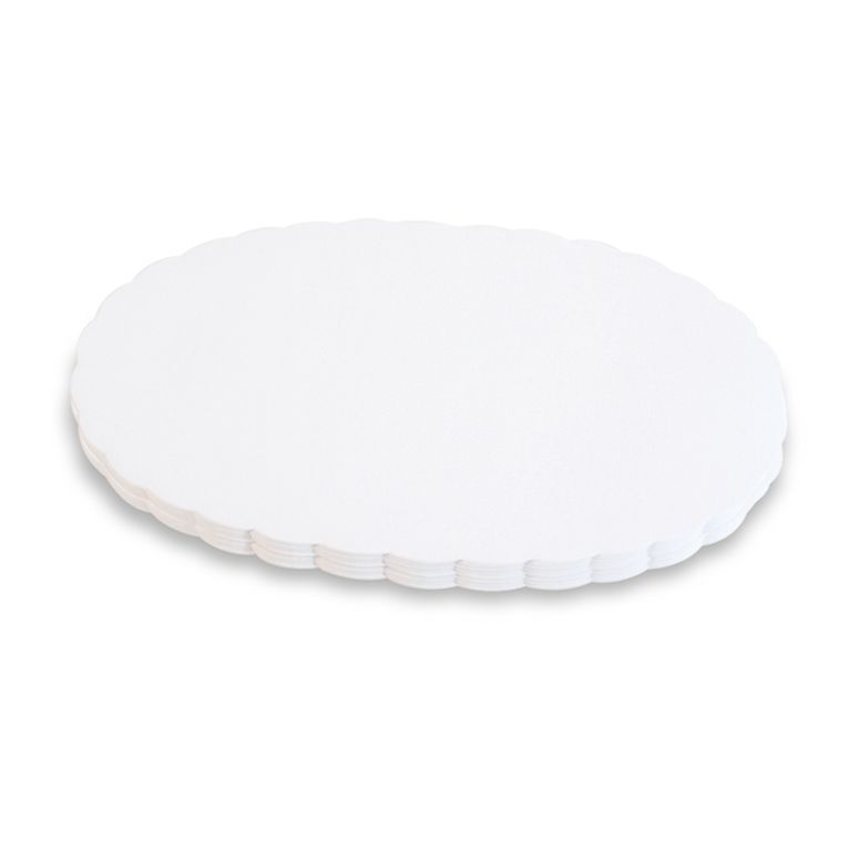 Byo - Carta fritto ovale in paglia bianca 40 gms 19 x 29 cm