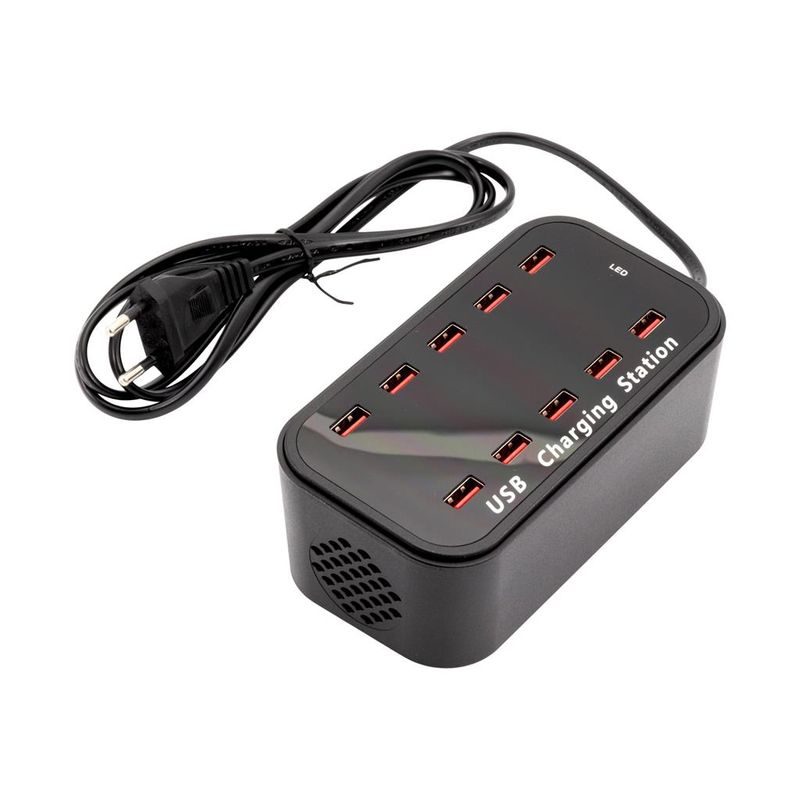 Securit - Piattaforma ricarica lampada led 10 posti