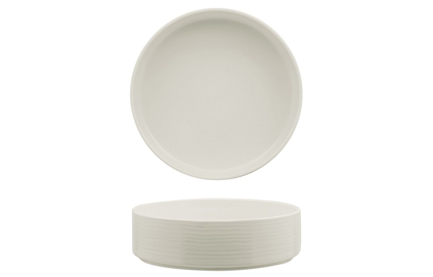 Ariane - Piatto nordic impilabile 18 cm Eclipse