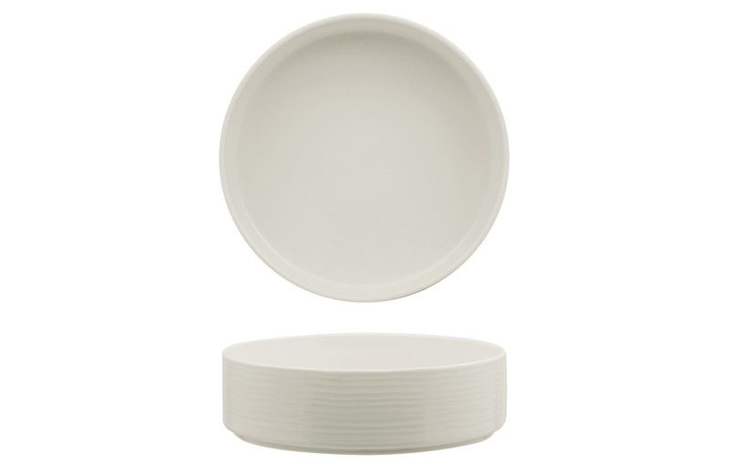 Ariane - Piatto nordic impilabile 18 cm Eclipse