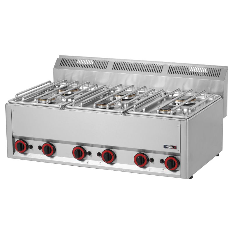 Casselin - Fornello a gas Top 6 fuochi P99