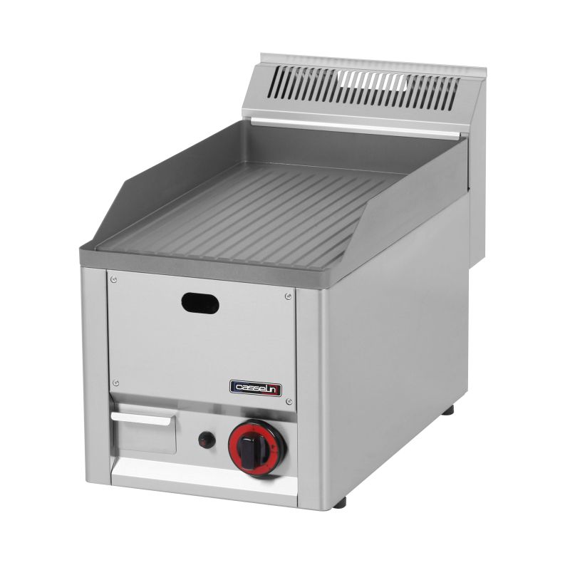 Casselin - Fry top ghisa rigato 33 Gas
