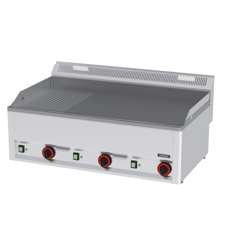 Casselin - Fry top ghisa rigato-liscio 99