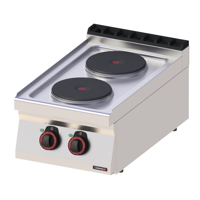 Casselin - Fornello elettrico top 2 fuochi 40