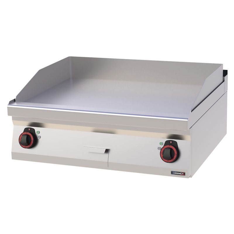 Casselin - Fry top in ghisa liscio 80