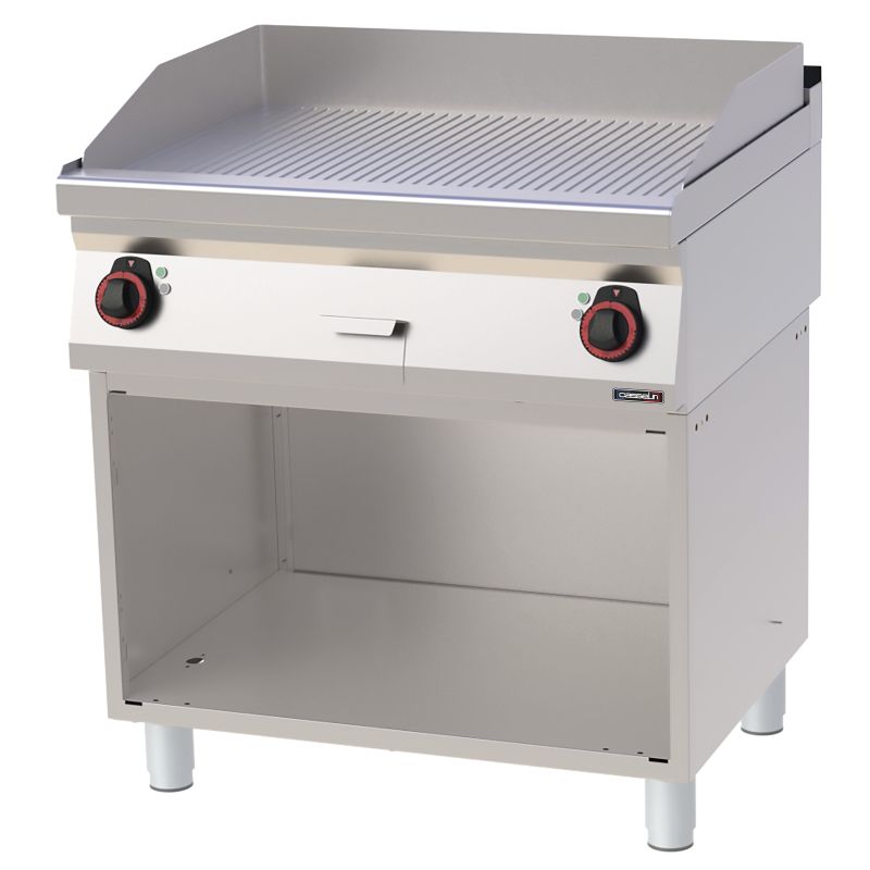 Casselin - Fry top in ghisa rigato su vano 80