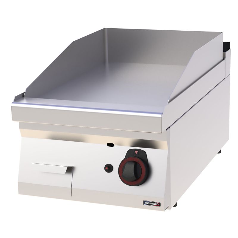 Casselin - Fry top a gas cromato liscio 40
