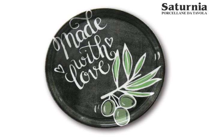 Saturnia - Piatto pizza 31 cm Black Olive