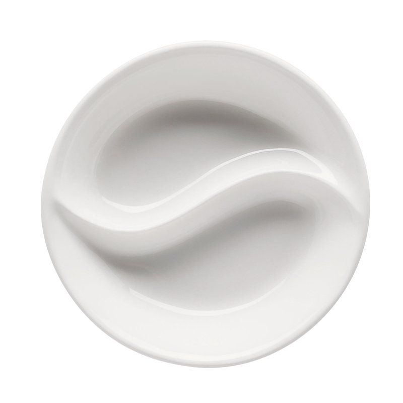 Rosenthal - Piattino tondo a due scomparti 9,8 cm Jade