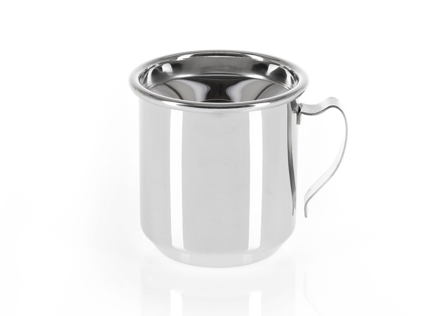 Sputacchiera acciaio con manico lavorato - Tirolix