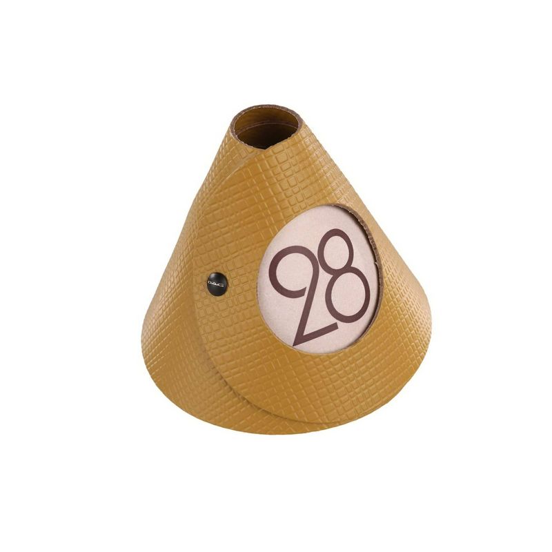 Dag Style - Segna tavolo bifacciali Cone Chef 7 x 7,5 cm Ocra