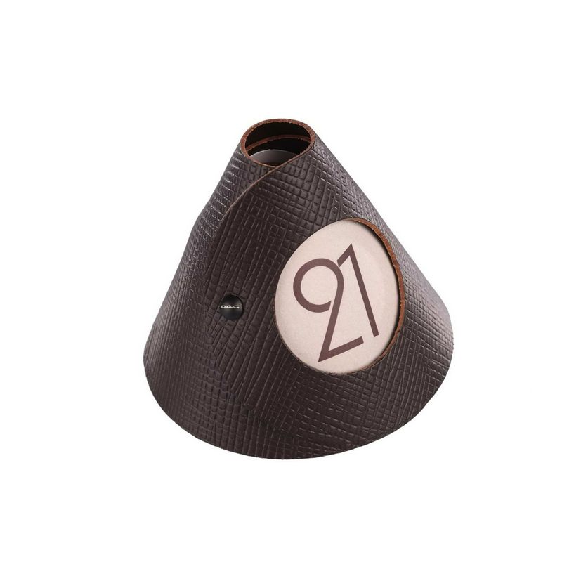 Dag Style - Segna tavolo bifacciali Cone Chef 7 x 7,5 cm Marrone