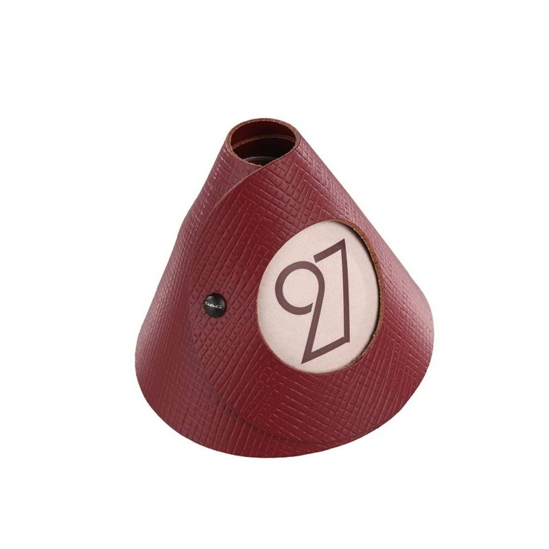 Dag Style - Segna tavolo bifacciali Cone Chef 7 x 7,5 cm Bordeaux