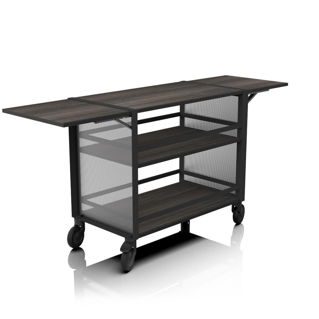 Abert - Carrello a 2 ripiani 90x50 cm