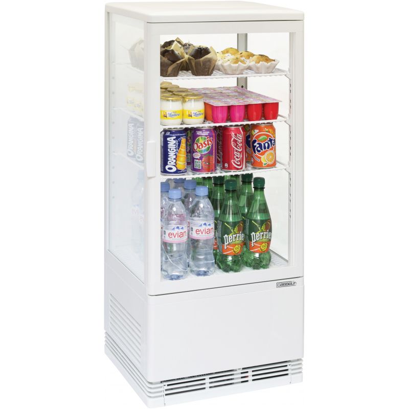 Casselin - Mini vetrina refrigerata positiva 78 l Bianca