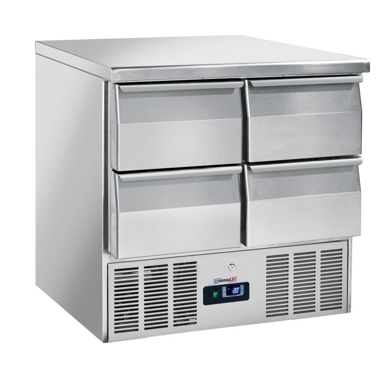 Casselin - Saladette 4 cassetti GN 1/1