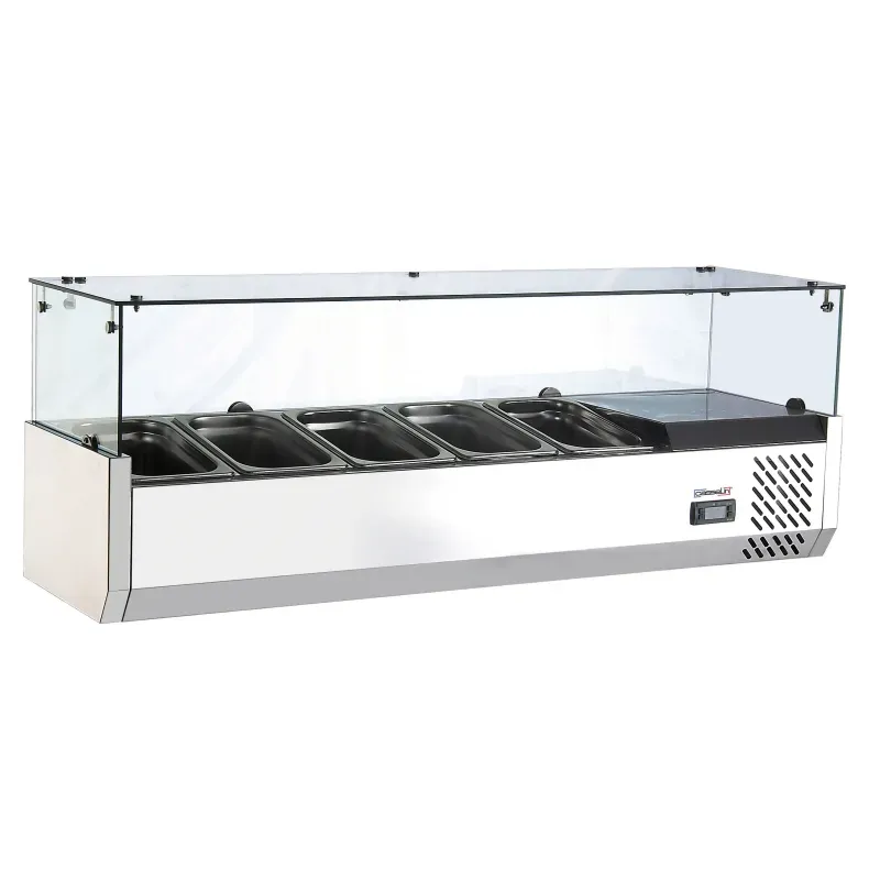 Casselin - Saladette da banco 5 x GN 1/4