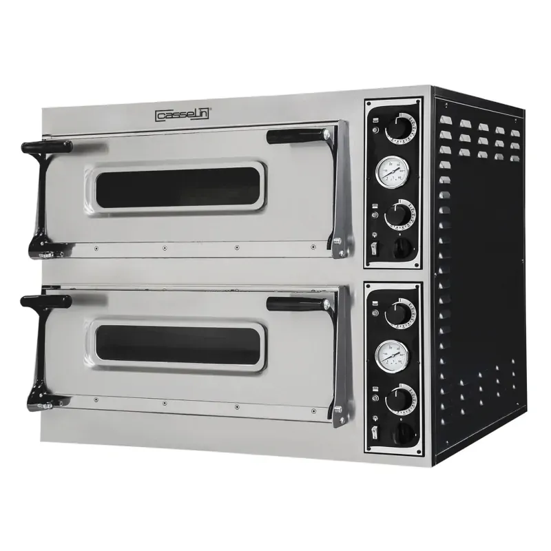 Casselin - Forno elettrico per pizza 2 x 4 pizze 40 cm