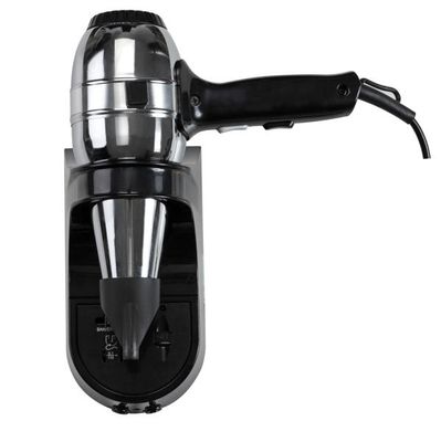 Yul Pro Asciugacapelli con base a muro e presa rasoio – Medial