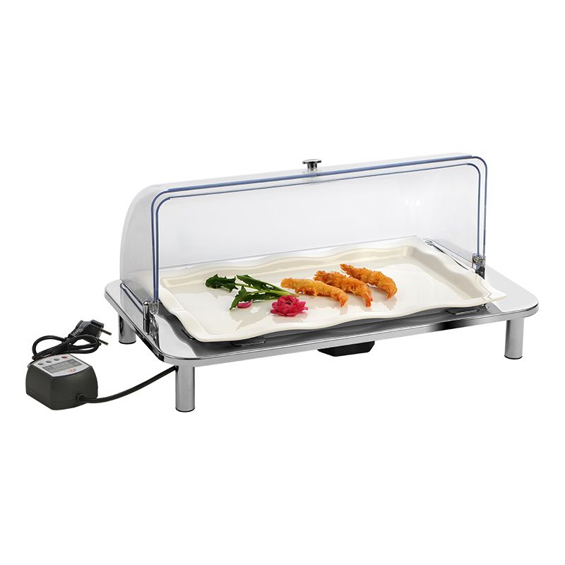 Yegam - Espositore croissant riscaldato 61,5 x 36 cm Domino