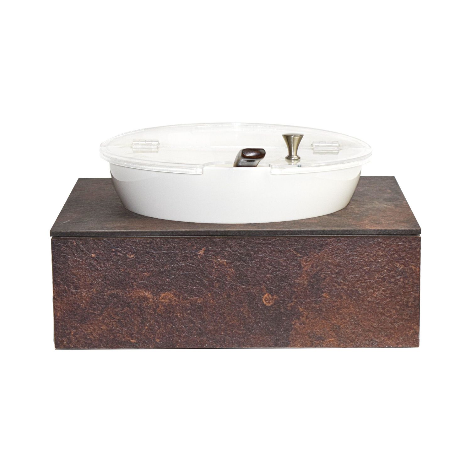 Yegam - Espositore refrigerato con cucchiaio in ruggine GN 1/2 T-Collection