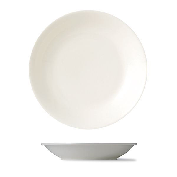 Yegam - Piatto fondo coupe 22,5 cm China White