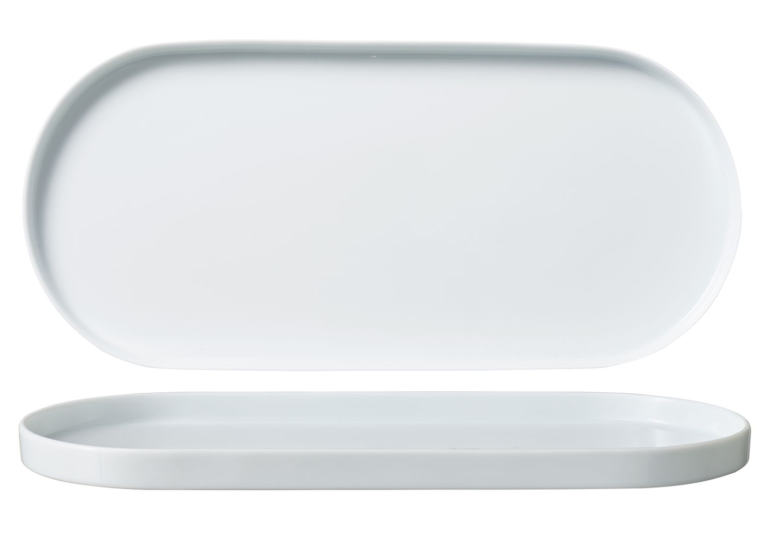 Yegam - Piatto ovale rettangolare 35 cm Scandi