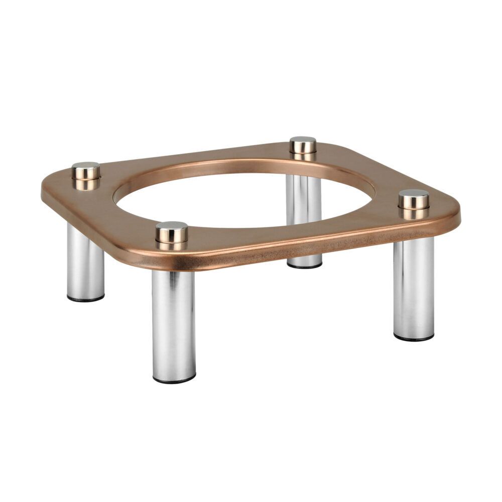 Yegam - Domino – Stand bronzo vintage 25 x 9 cm