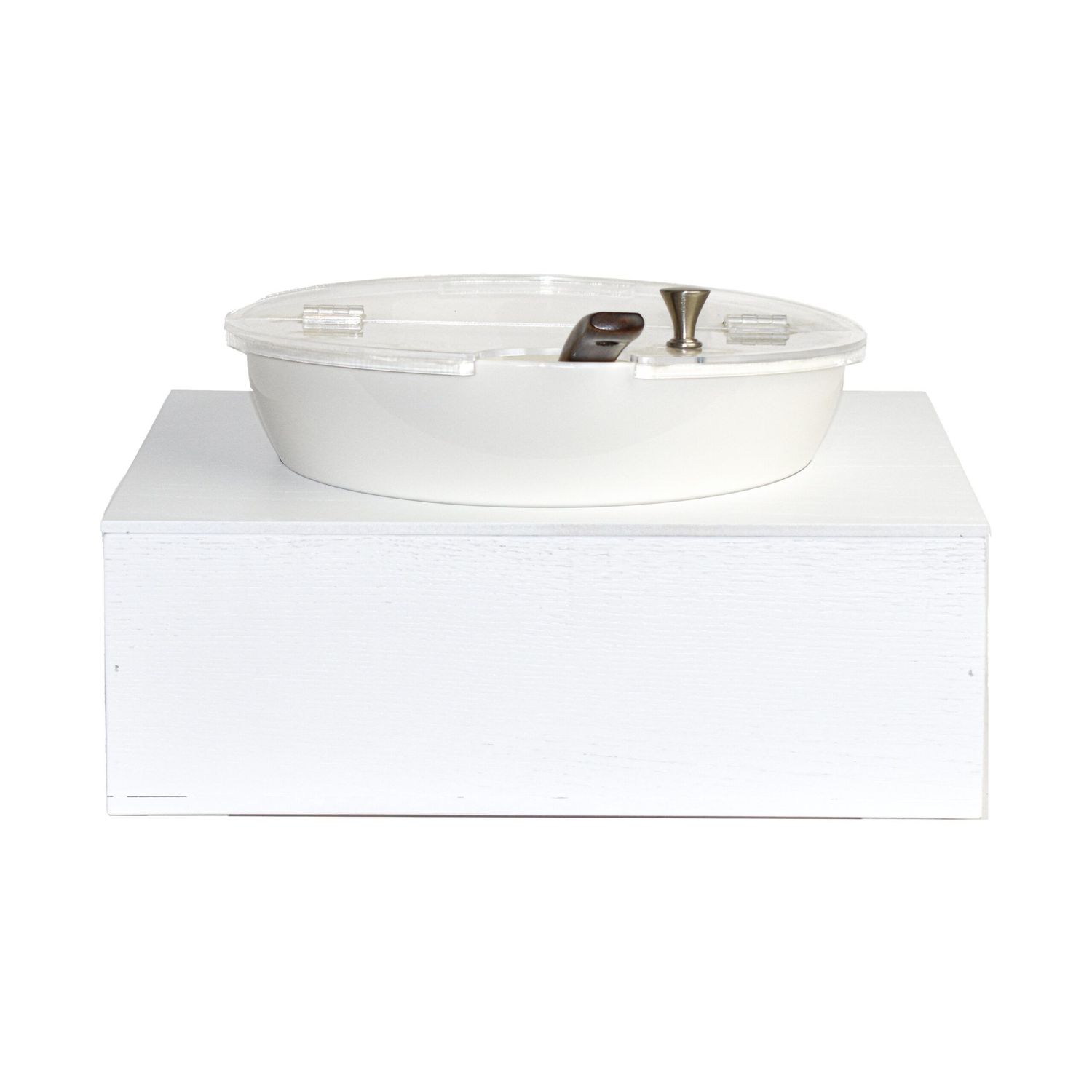 Yegam - Espositore refrigerato con cucchiaio bianco GN 1/2 T-Collection