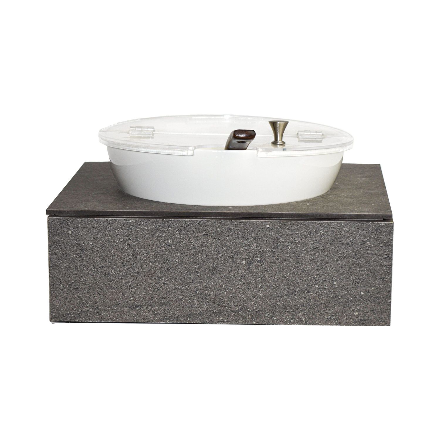 Yegam - Espositore refrigerato con cucchiaio in roccia GN 1/2 T-Collection