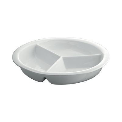 Yegam - Inserto porcellana 3 scomparti 40 cm