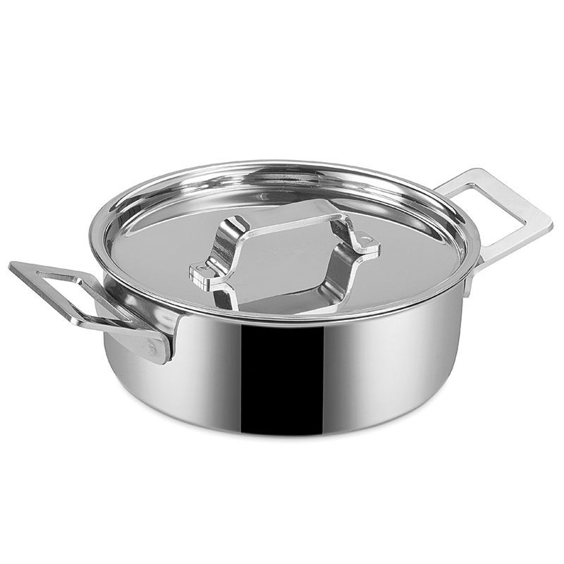 Yegam - Mini pentola con coperchio 8 x 3 cm