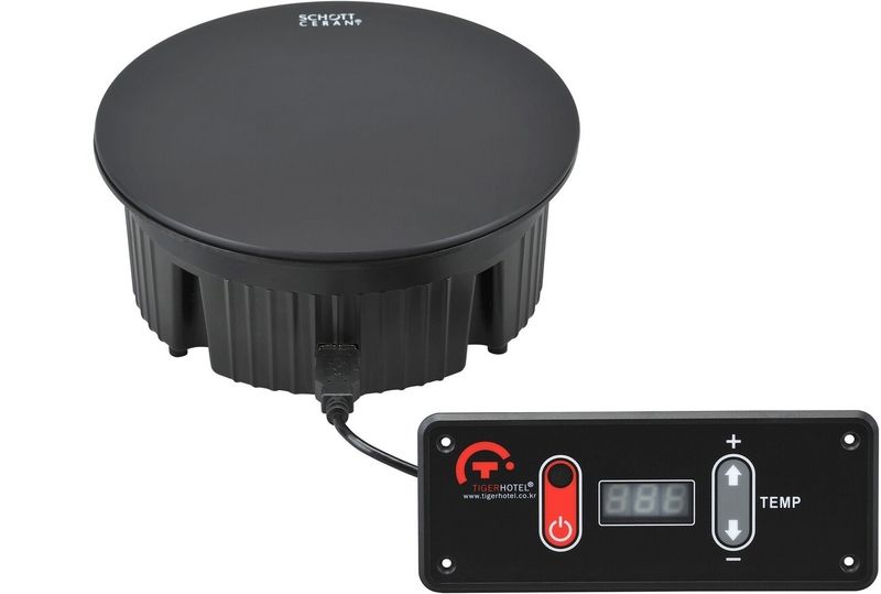 Yegam - Mini induzione tondo a basso consumo 18 cm