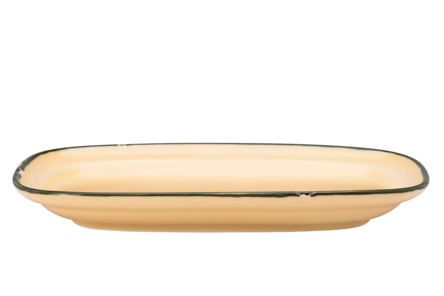 Yegam - Piatto rettangolare 27 cm Giallo Tin Tin