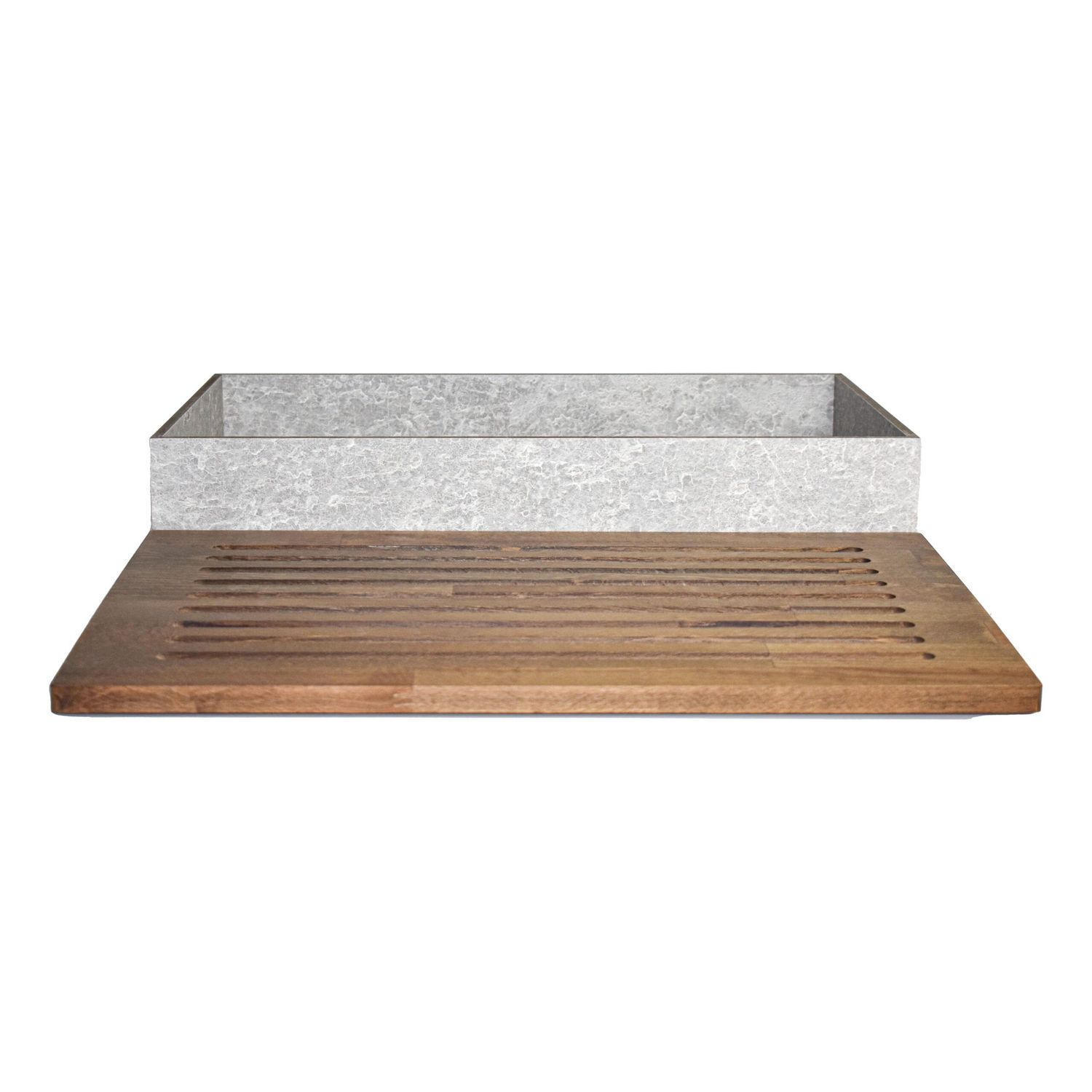 Yegam - Espositore pane cemento con tagliere GN 1/1 T-Collection