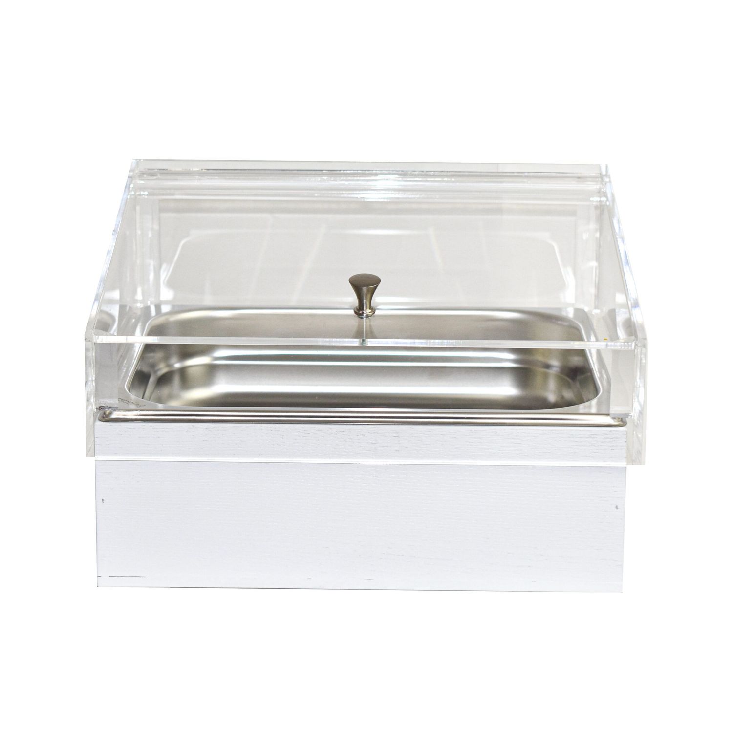 Yegam - Espositore Refrigerato con Vascha GN 1/2 Bianco T-Collection