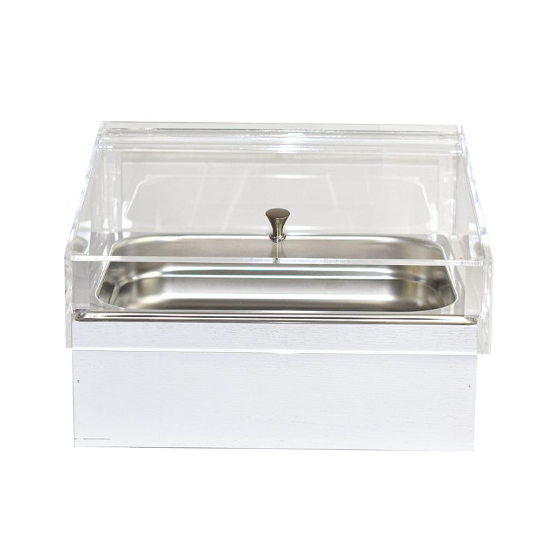 Yegam - Espositore Refrigerato con Vascha GN 1/2 Bianco T-Collection