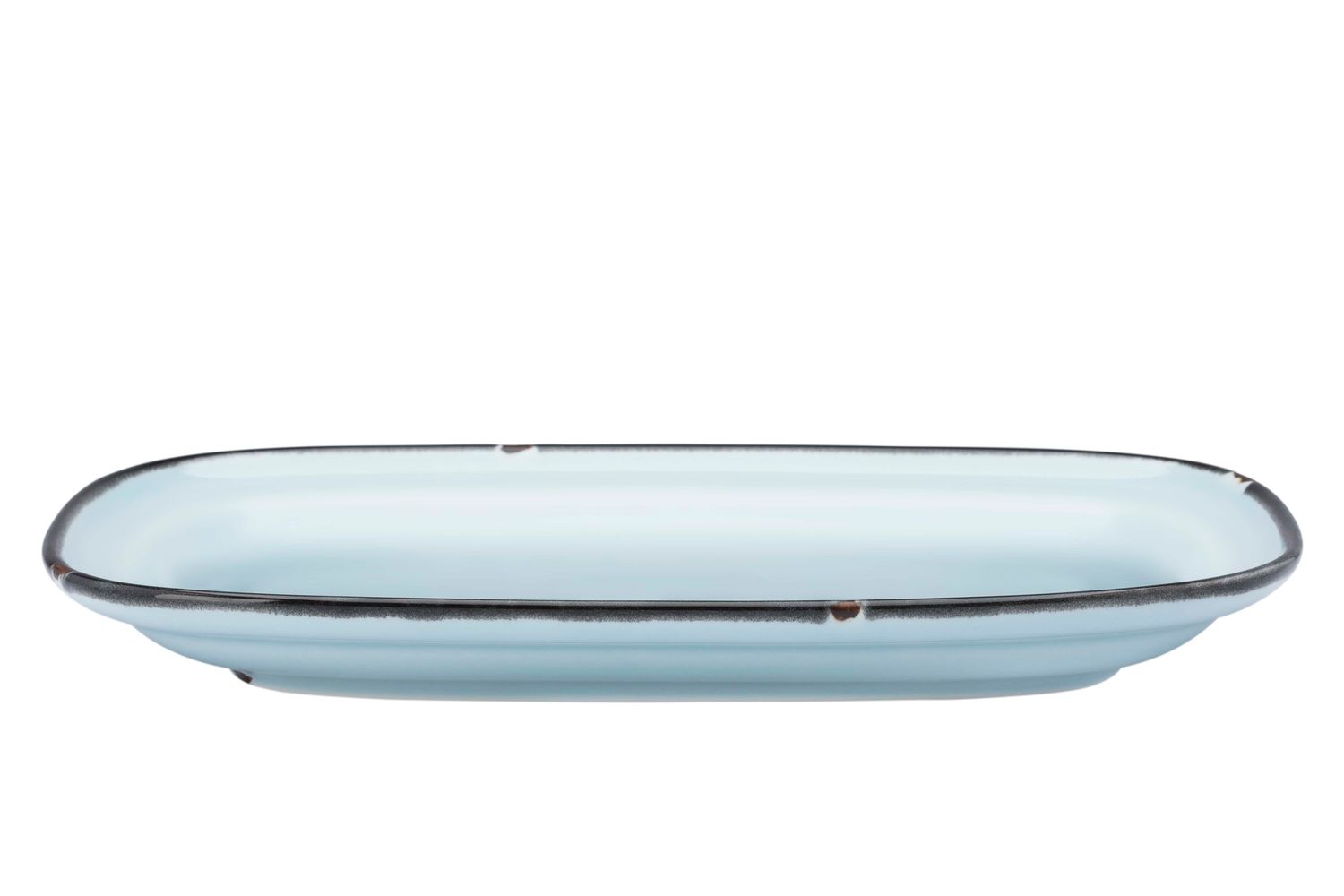 Yegam - Piatto rettangolare 27 cm Blu Tin Tin