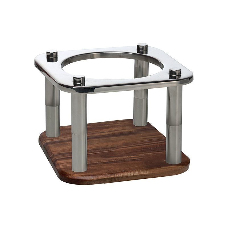 Yegam - Stand inox 25 x 18 cm Domino