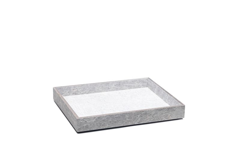 Yegam - Cassetta in finitura cemento GN 1/2 h 4 cm T-Collection