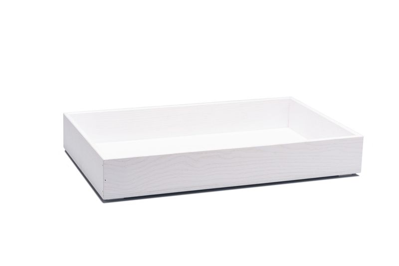 Yegam - Cassetta in frassino bianco GN 1/1 h 7,5 cm T-Collection