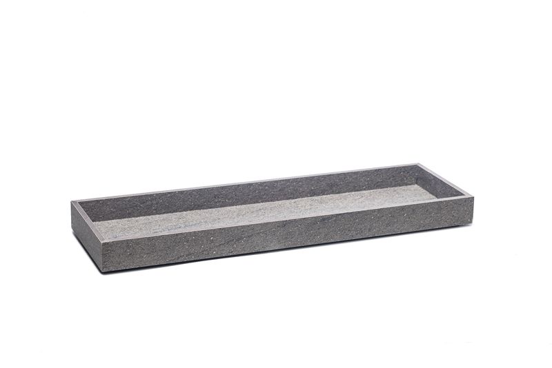 Yegam - Cassetta in finitura roccia GN 2/4 h 4 cm T-Collection