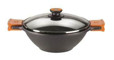 Wok 2 Manici 24 cm Efficient - Pintinox